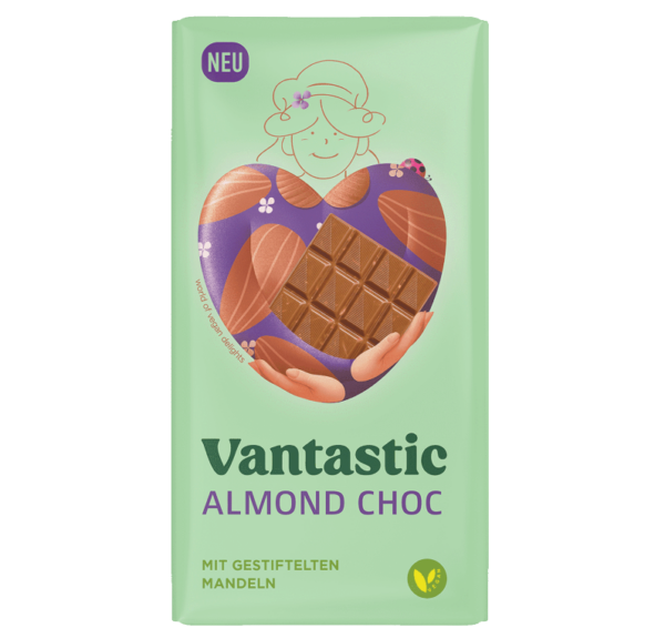 chocolat au lait vegan amande vantastic food vegan