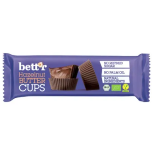 bett'r hazelnut butter cup noisette vegan belgique